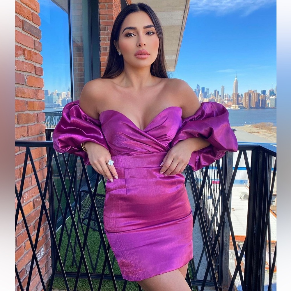 Toxic Envy Boutique Satin Dress